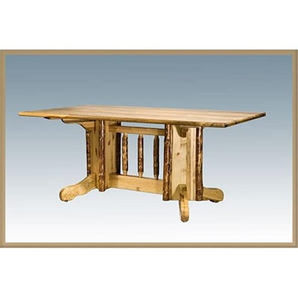 Montana Woodworks Montana Woodworks MWGCDPTN Dining Table; Dbl. Ped.-Glacier Country MWGCDPTN